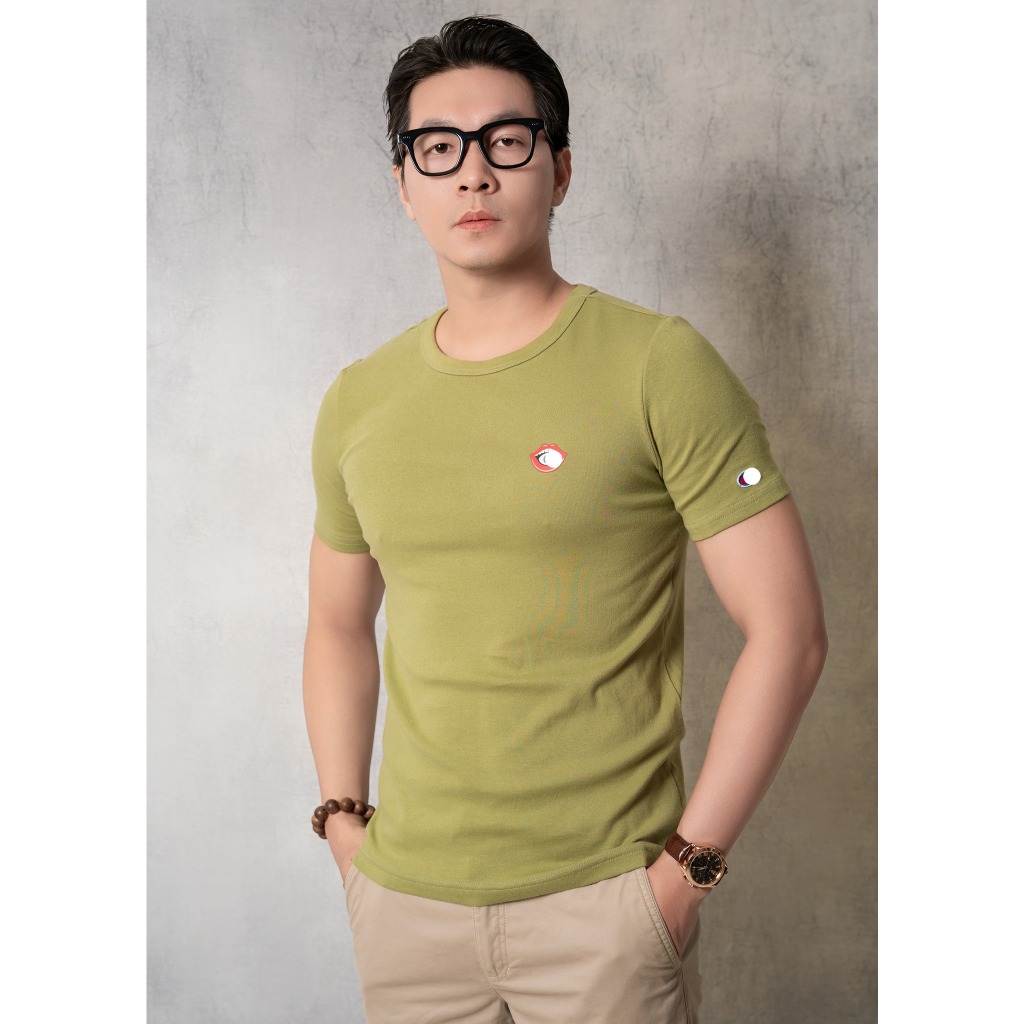 Áo Thun Nam cổ tròn Basic hàng cao cấp Form Slimfit cotton 100% co giãn