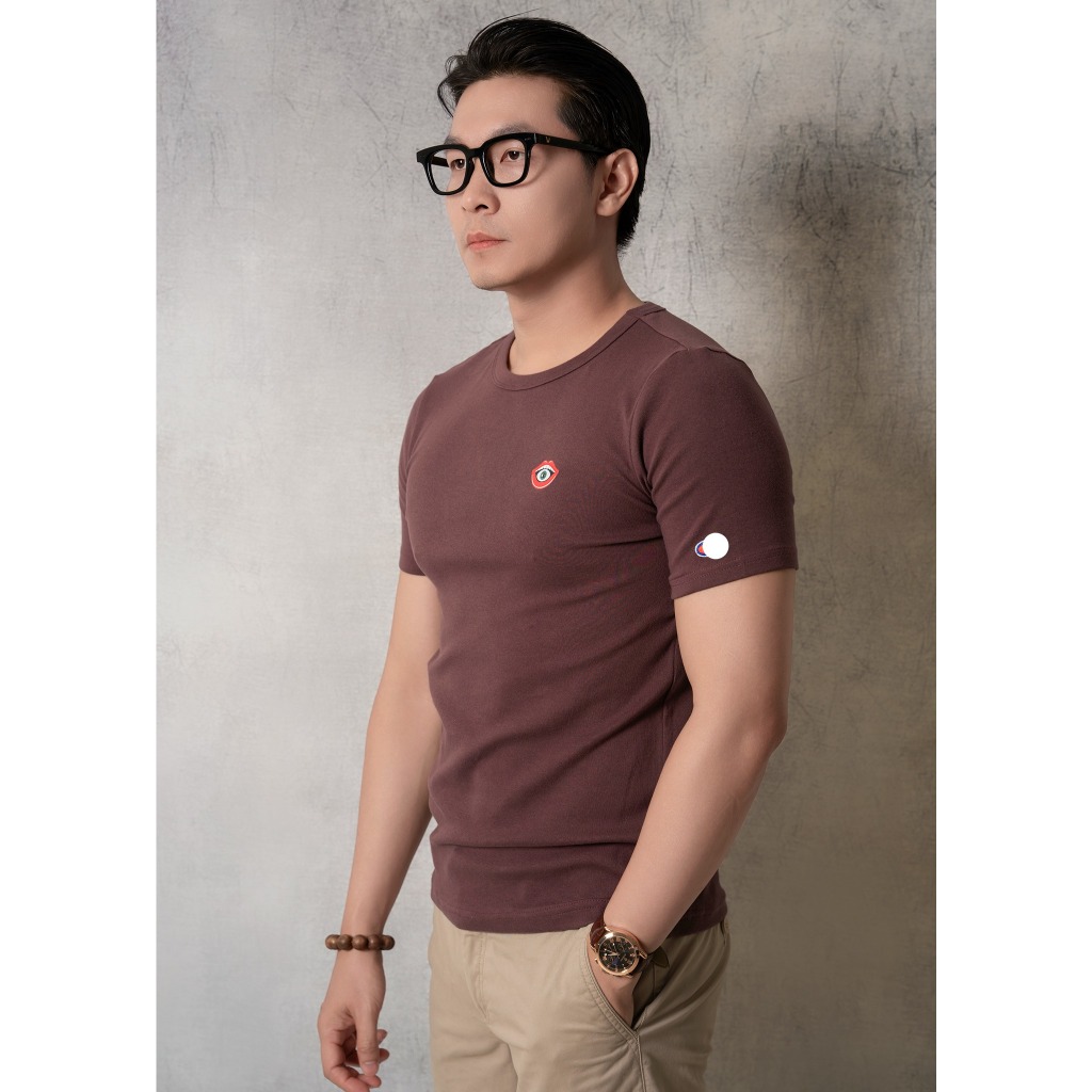 Áo Thun Nam cổ tròn Basic hàng cao cấp Form Slimfit cotton 100% co giãn