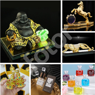 [XÃ KHO] NƯỚC HOA ĐỂ XE HƠI HÌNH PHẬT DI LẠC, NGỰA, BÁO, DUBAI, GỖ ĐÀN HƯƠNG, SUNPRETTY [HCM]