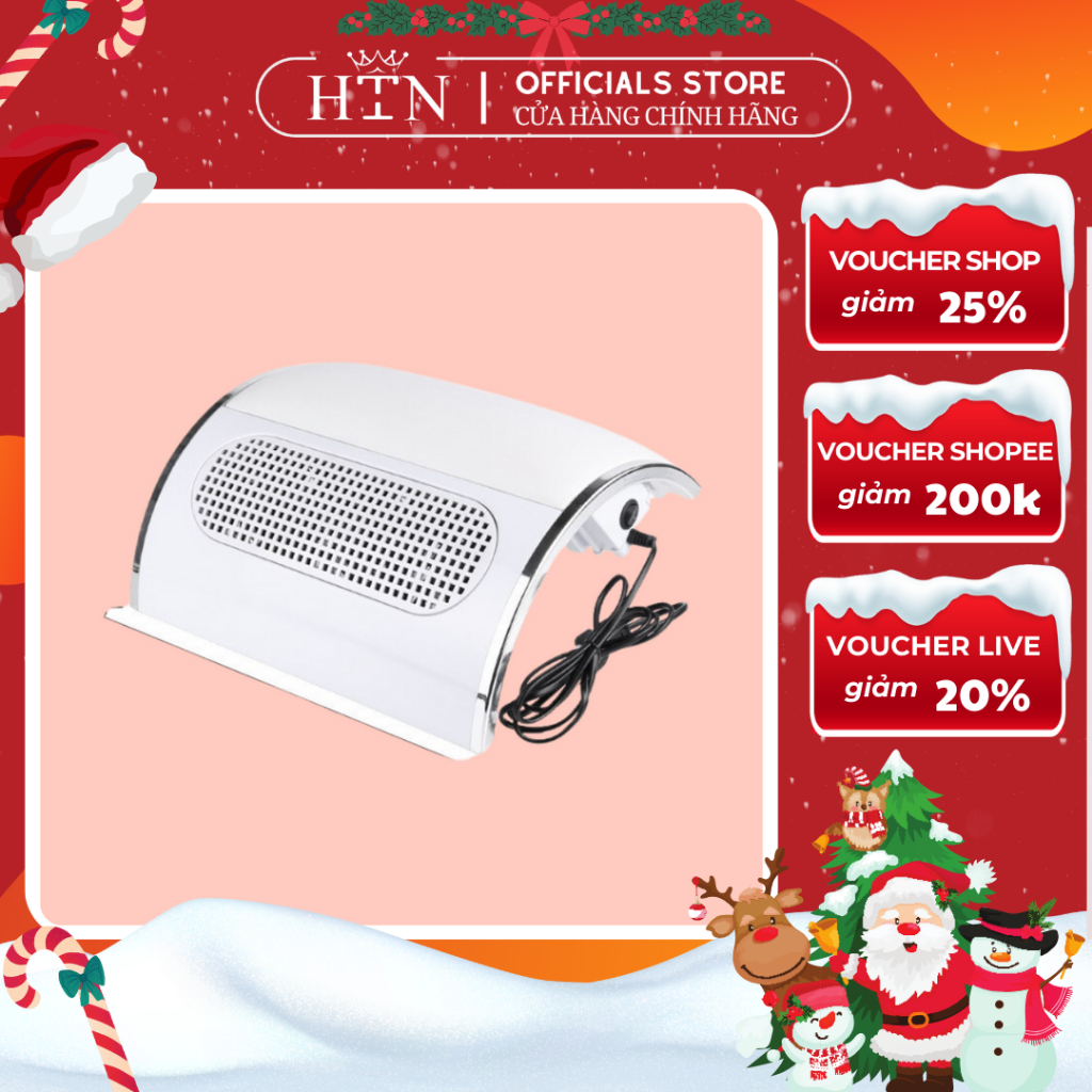 Máy Hút Bụi Móng, Máy Hút Bụi Làm Nail 3 Quạt 40W 819