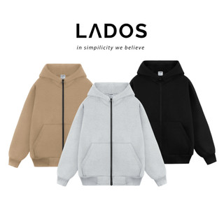 Áo khoác nỉ có nón lót dù dày dặn cao cấp LADOS -2094 chống nắng, giữ ấm form rộng rãi thoải mái