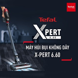  Máy hút bụi không dây Tefal X-pert 6.60 TY6878WO - Gọn nhẹ, dễ dàng di chuyển - Đầu hút có đèn LED soi bụi