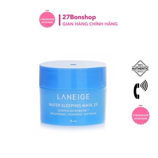 (SIZE MINI) MẶT NẠ NGỦ MẶT LANEIGE WATER SLEEPING MASK 15ML