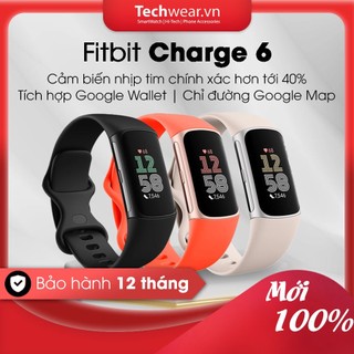 Vòng theo dõi sức khỏe thể thao Fitbit Charge 6 - Bảo hành 12 tháng