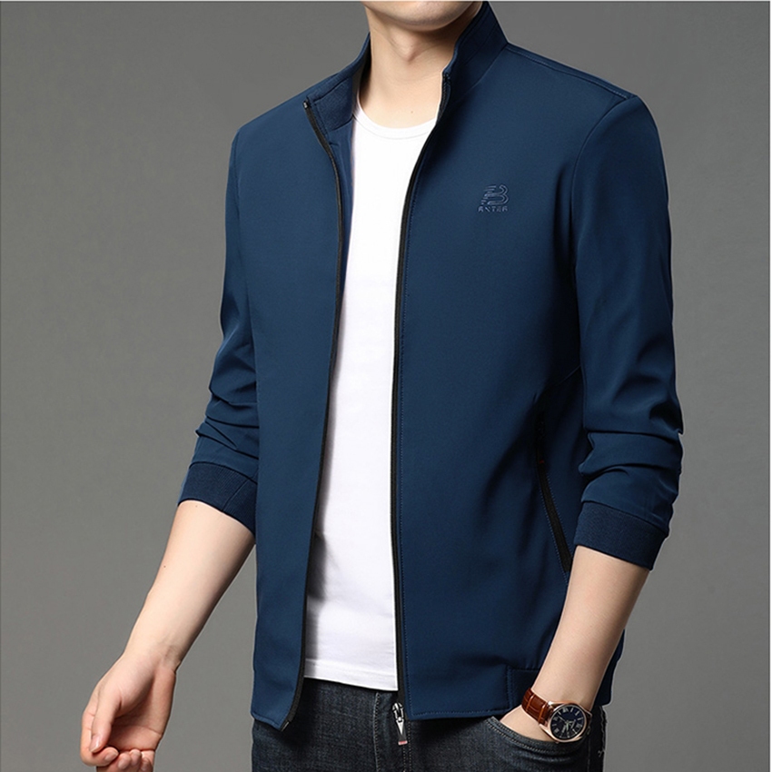 Áo Khoác Dù Cán 2 Lớp Cao Cấp, Áo Khoác Thời Trang Nam Thêu Logo Phong Cách