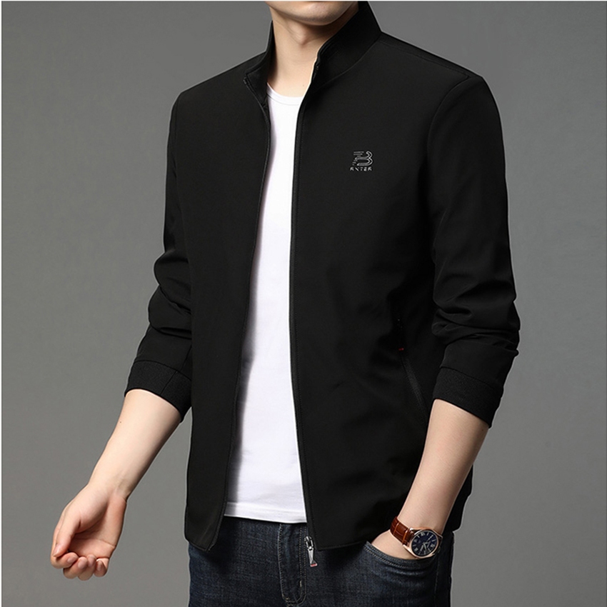 Áo Khoác Dù Cán 2 Lớp Cao Cấp, Áo Khoác Thời Trang Nam Thêu Logo Phong Cách