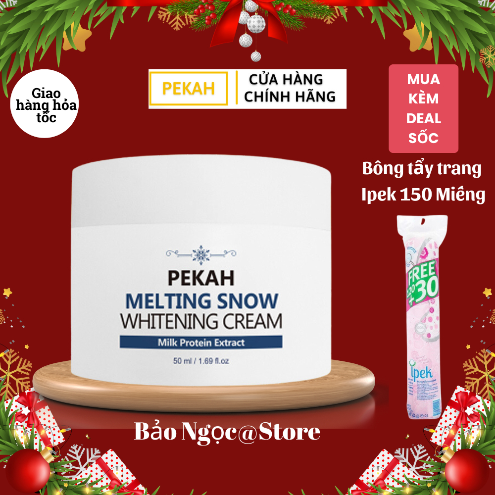 Kem Dưỡng Trắng Nâng Tone Da PEKAH Melting Snow Whitening Cream 50ml