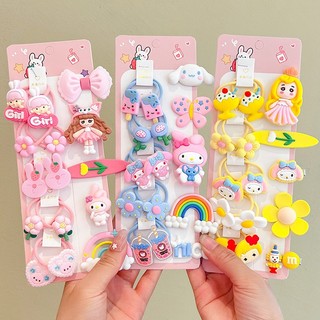 Set kẹp tóc hoạ tiết đáng yêu dễ thương cho bé gái pk372 - topzkids