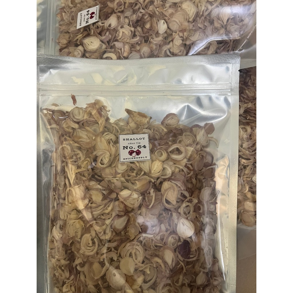 500g Shallot - Hành Tím sấy lát SPICESUPPLY Việt Nam hũ 50g