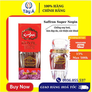 [Chính hãng] Saffron Bahraman loại  Super Negin 1g,3g, 5g - Nhuỵ hoa nghệ tây nhập khấu chính ngạch Iran 100%