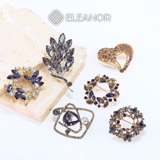 Ghim cài áo nam nữ Eleanor Accessories đính đá nhiều họa tiết phụ kiện thời trang trâm cài 4782