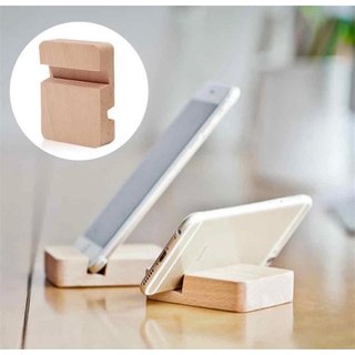 Giá đỗ điện thoại gỗ thông - kệ để điện thoại xem phim chống trượt