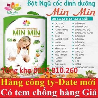 Bột ngũ cốc dinh dưỡng lợi sữa min min 30 vị hạt