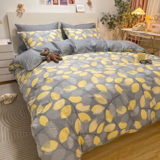 [BST8] Bộ chăn ga gối Cotton Poly EmmiBedding phong cách Hàn Quốc Drap giường cotton hot trend (không kèm ruột)