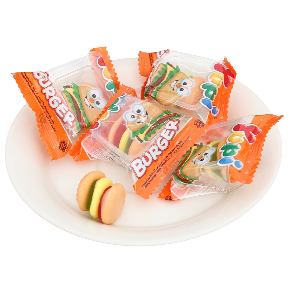 Kẹo dẻo Indonesia Yupi Burger gói 84g