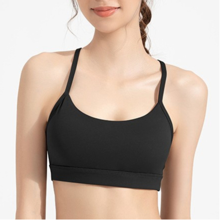 Bra tập gym yoga áo lót ngực thể thao chống sốc hở lưng gợi cảm có mút nâng ngực hai dây lưng Y co giãn thoải mái Y122