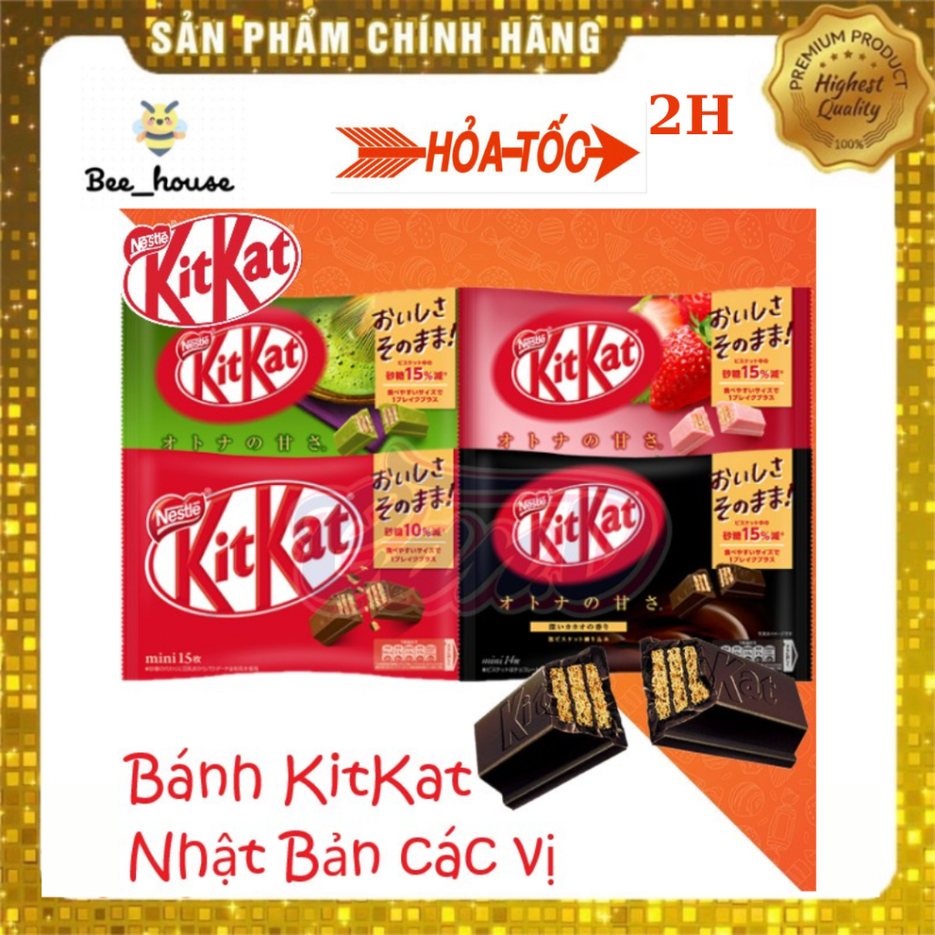 Bánh Kitkat nội địa Nhật Bản - Bee house