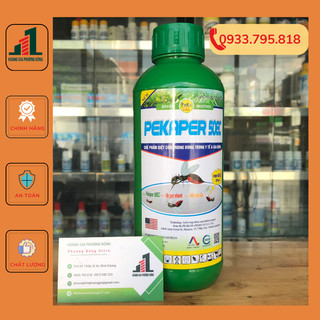 Thuốc diệt muỗi và côn trùng công nghệ Mỹ Pekaper 50EC (Chai 1 lít)