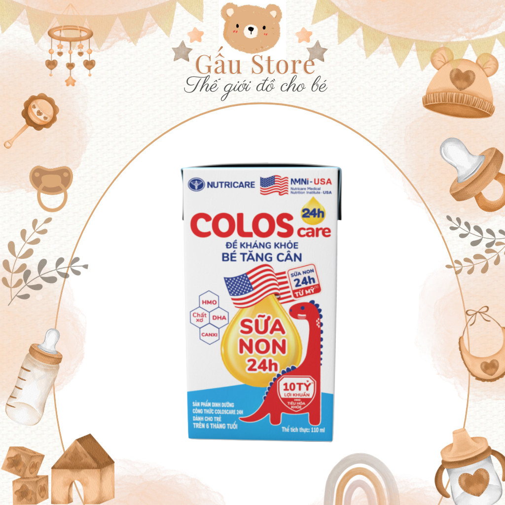 Thùng Sữa Công Thức Pha Sẵn Nutricare Coloscare (110ml X 48 Hộp)
