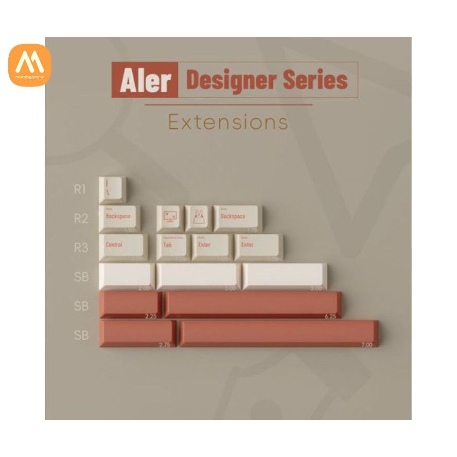 Set Nút bàn phím Keycap TUTKEYS Designer series – AIer