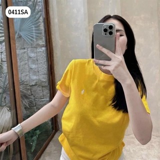 Set 3 Áo Nữ Cộc Tay Thêu Logo 0411AN