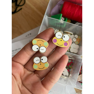 Các loại nút, cúc gỗ set 5/c