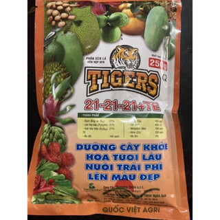Phân bón lá - tigers 21-21-21+te - 250g