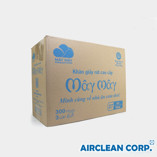 Giấy Ăn Mây Mây - Thùng 27 Gói Giấy Ăn Rút Mây Mây mini cao cấp gấu trúc tiện dụng