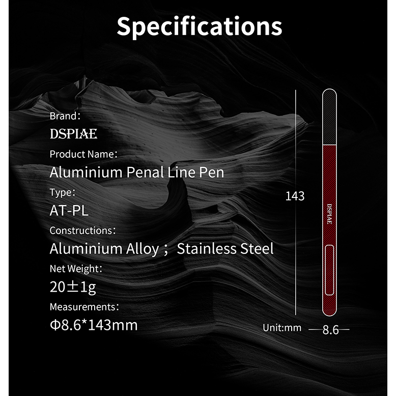 BÚT VẼ LẰN CHÌM DSPIAE / PANEL LINE PEN