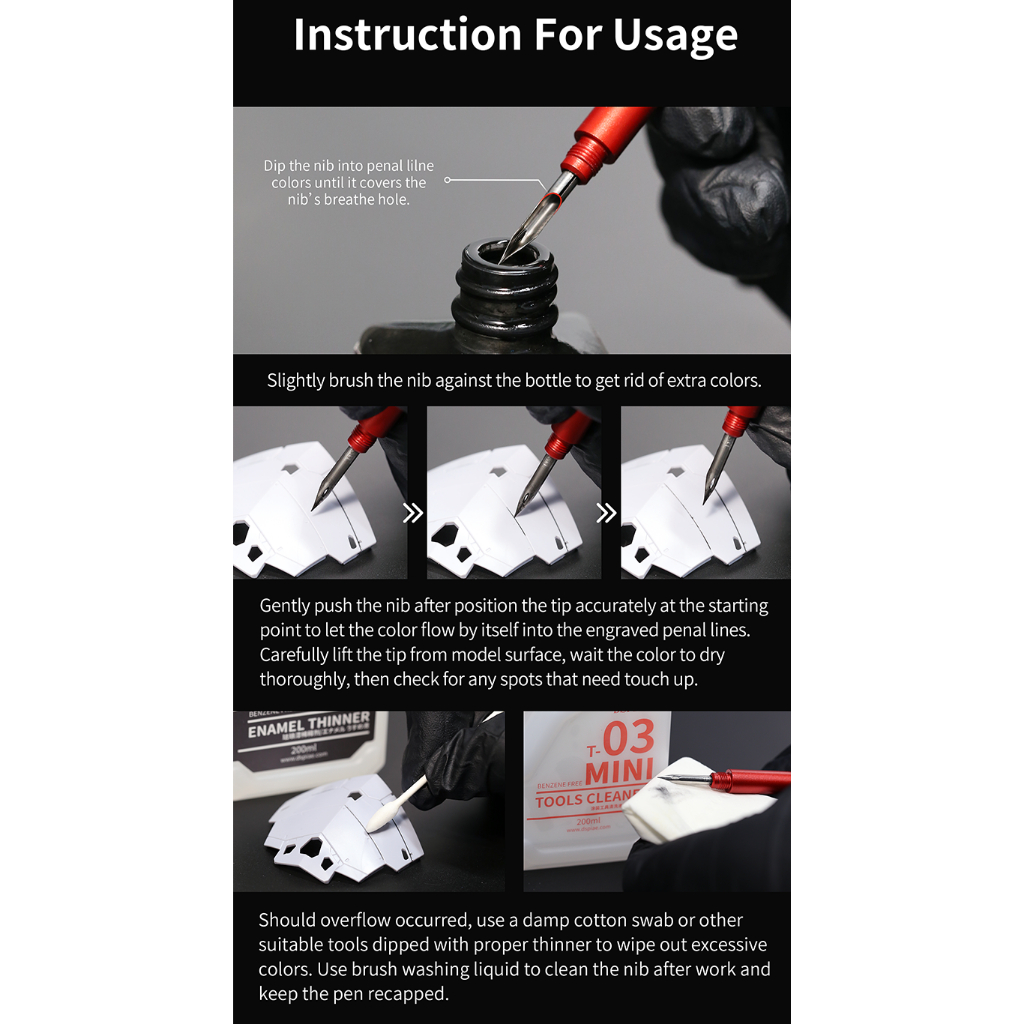 BÚT VẼ LẰN CHÌM DSPIAE / PANEL LINE PEN