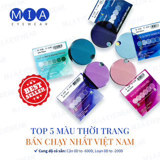 Tròng kính đổi màu hoga chống asx chống uv cận loạn chính hãng