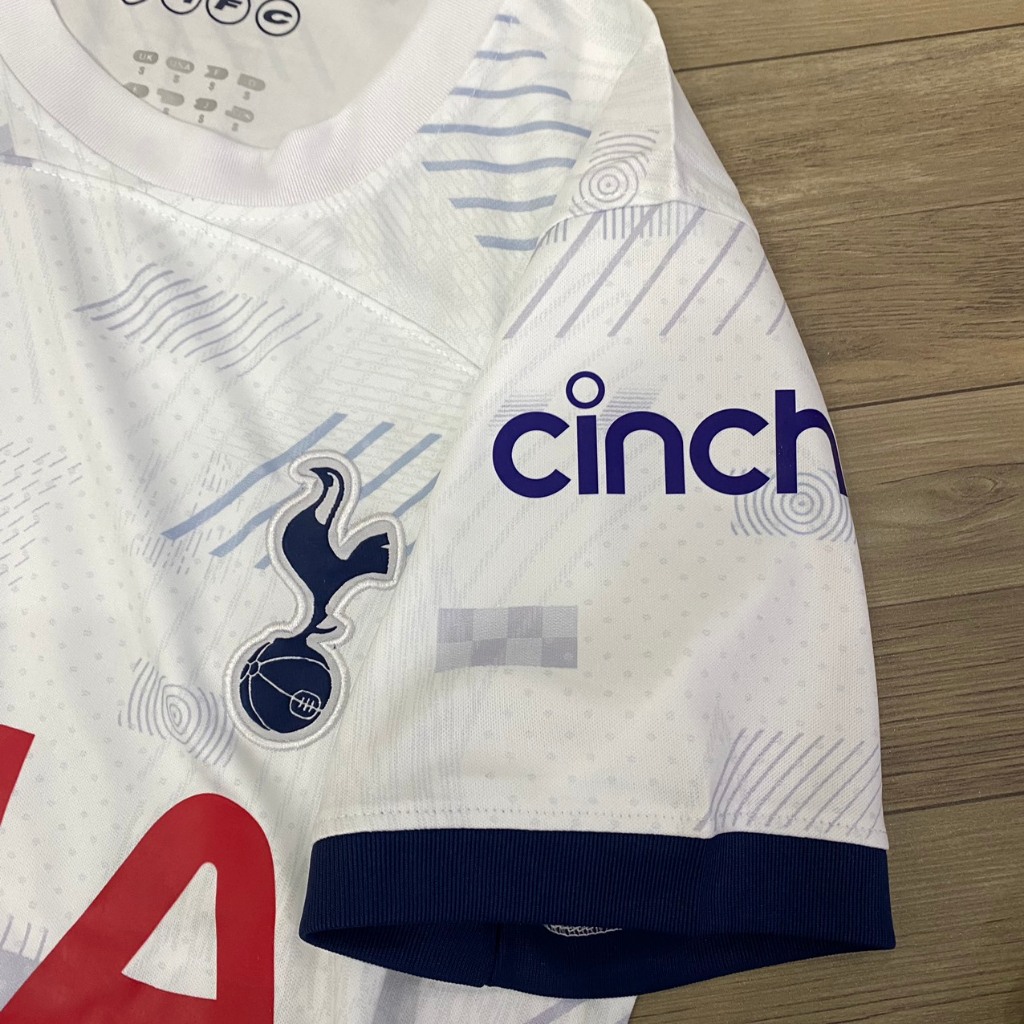 Bộ quần áo bóng đá Tottenham trắng FEX thái 2024 FLG EPL No Room, size to châu âu