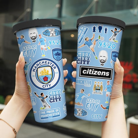 CLB bóng đá sticker Fans Bóng đá Cốc giữ nhiệt 740ml In tên, hình ảnh theo yêu cầu