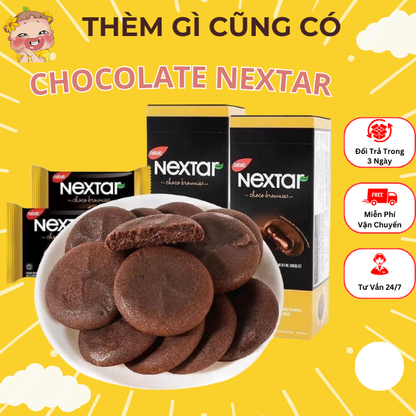 BÁNH CHOCOLATE NEXTAR HỘP 8 CÁI 112GR CHÍNH HÃNG- THÈM GÌ CŨNG CÓ
