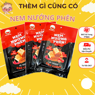 Nem nướng phên, cá hồi nướng đồ ăn vặt hot hit- thèm gì cũng có