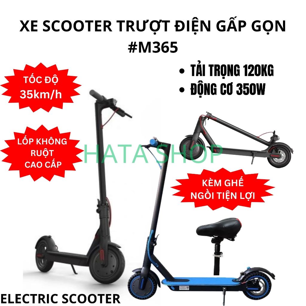 Xe Scooter Điện M365 Thông Minh Gấp Gọn Tốc Độ 35km/h Có Bluetooth Lốp Không Ruột Khoảng Cách 30km Pin Sạc 36V7.8A
