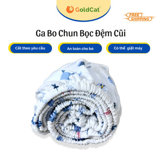 Ga cũi cho bé Goldcat chất vải mềm mịn không bai, không xù vải, đủ kích thước cho đệm.