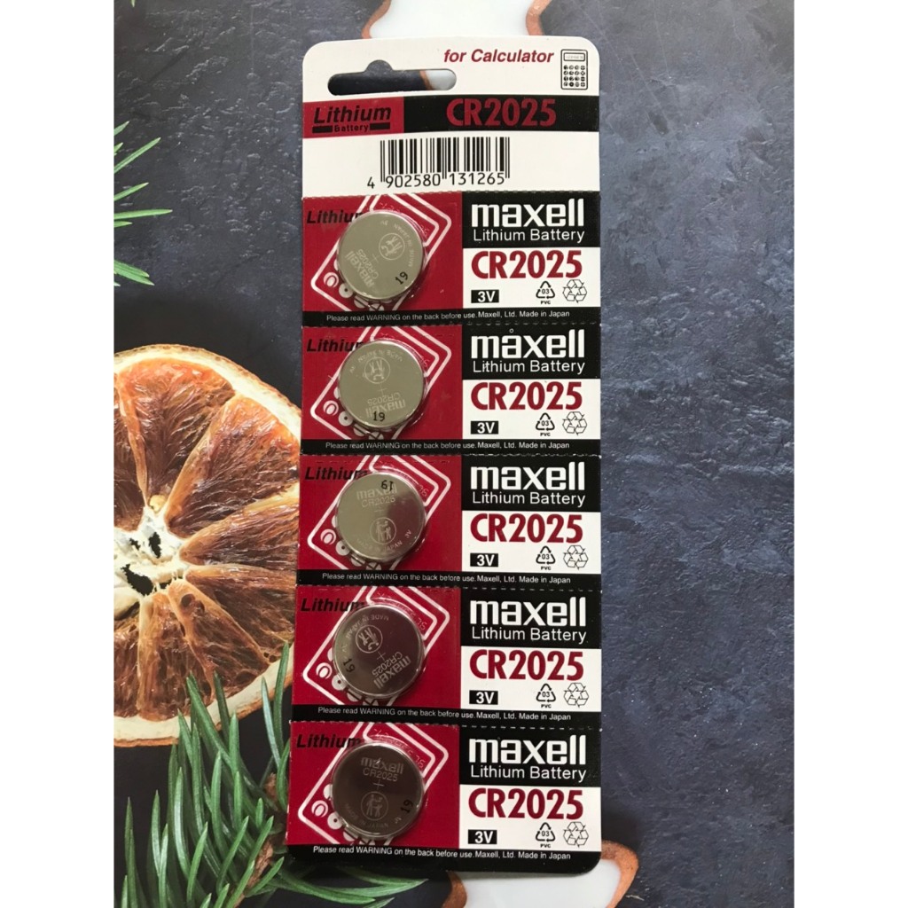 Pin Khuy Cúc Áo pin 2025 CR2025 dùng cho đồng hồ, điều khiển xe máy