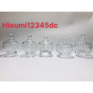 Hũ đựng mứt, bánh kẹo thủy tinh DELI sang trọng