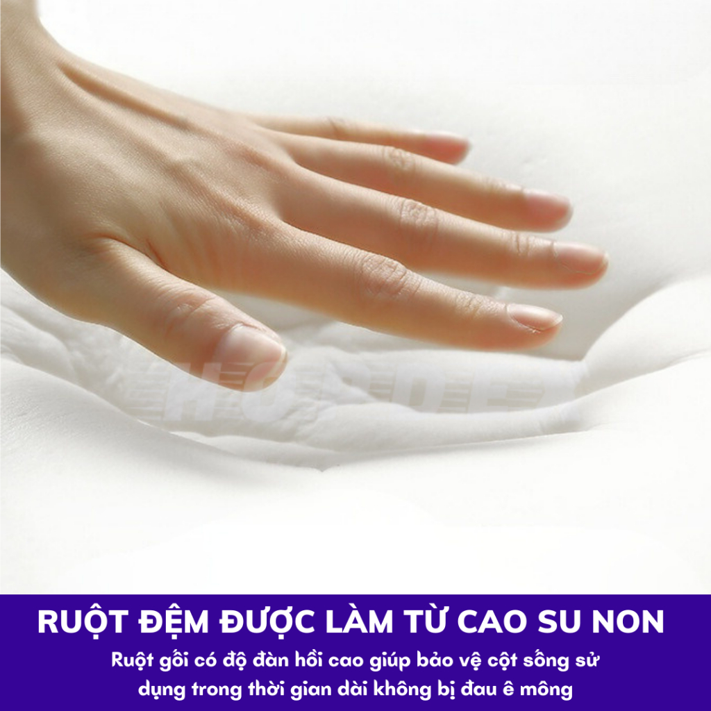 Đệm Ghế Văn Phòng Công Thái Học HOPDEX Chống Trĩ - Đau Xương Cụt Giảm Đau, Thâm Mông