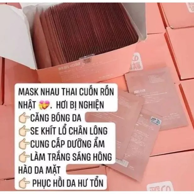1 HỘP 50 MIẾNG Mặt nạ nhau thai cừu , Mặt Nạ Tế Bào Gốc Nhau Thai Cừu Cuống Rốn , cấp ẩm，dưỡng da
