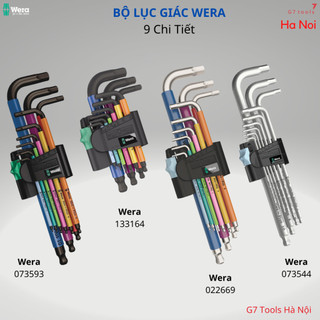 Bộ lục giác wera 3950/9 05073593001/bộ wera ngắn 05133164001/bộ inox 05073544001/bộ inox 05022669001