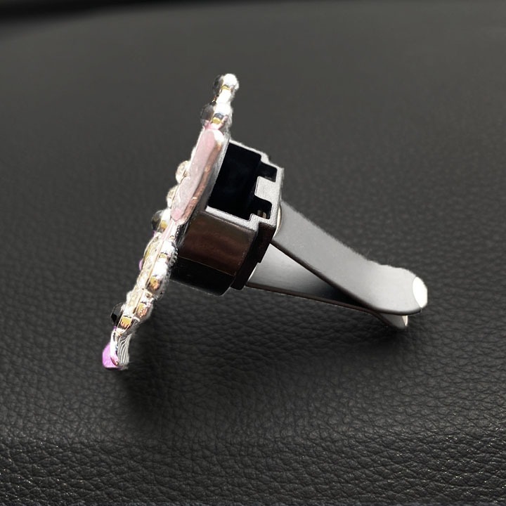 Sáp Thơm Ô Tô Kẹp Cửa Gió Điều Hoà Hình Cute Đính Đá - nhiều hình dễ thương