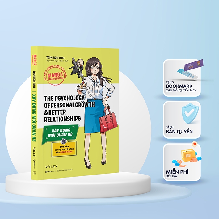 SÁCH - Bộ sách Manga for Success: Dẫn dắt đội nhóm, Xây dựng mối quan hệ, Tư duy tích cực (Bộ - Lẻ)