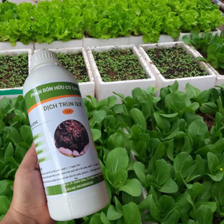 Phân trùn quế, dịch trùn quế, phân hữu cơ ( 1000 ml ) Loại đậm đặc
