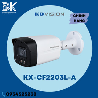 Camera KBVISION KX-CF2203L-A 2.0 megapixel tích hợp micro. có màu ban đêm