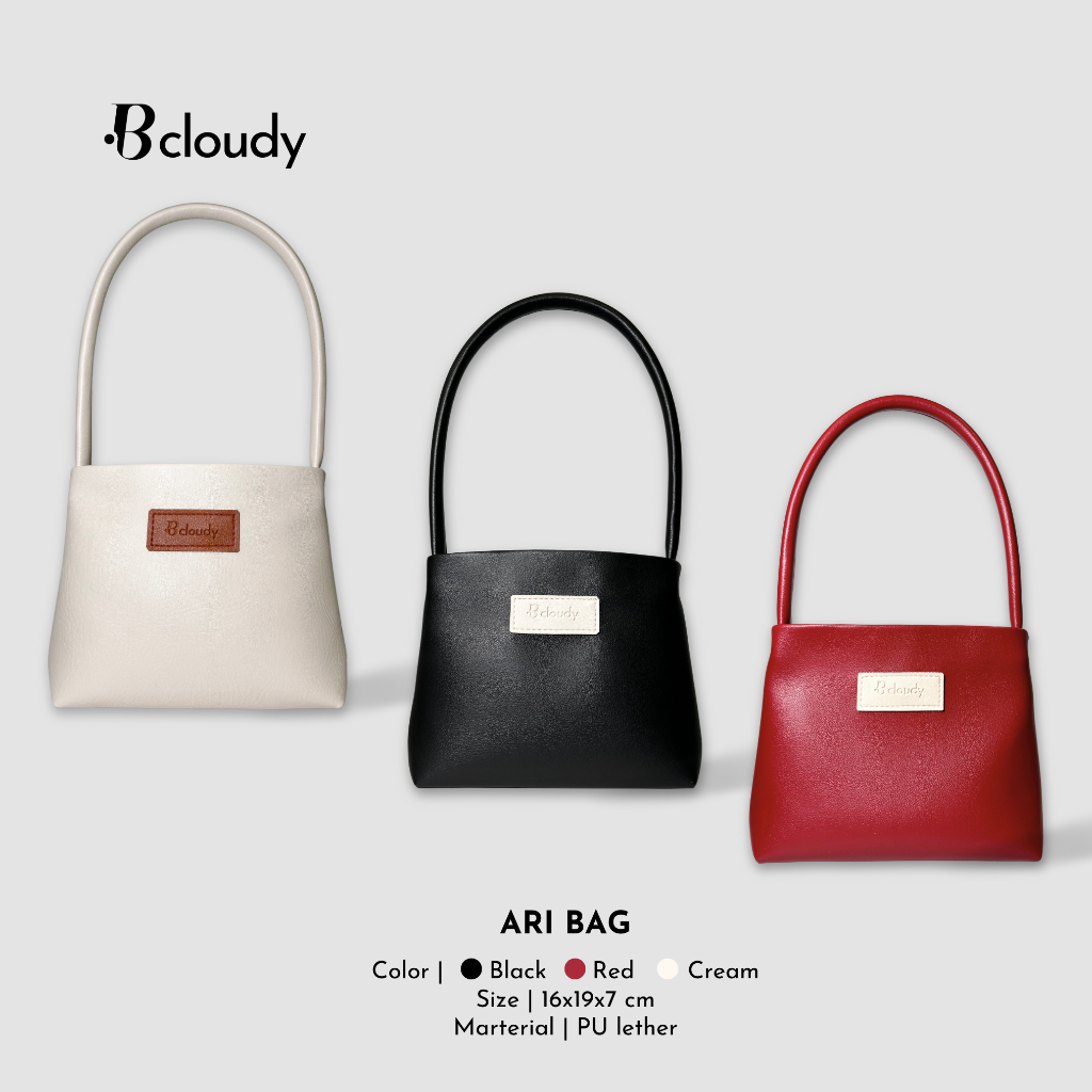 ARI BAG | Bcloudy | Tặng kèm charm Trái tim | Túi xách nữ thiết kế - Túi quai xách
