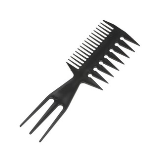 Lược 3 Trong 1 ROUG MEN'S GROOMING Màu Đen - Lược Chải Vuốt Tóc Tạo Kiểu Chuyên Dụng