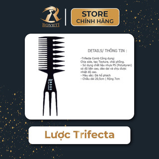 Lược Xương Cá Tạo Kiểu Tóc Texture - Trifecta Comb 3in1