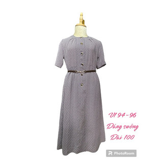 [2hand] Đầm vintage Nhật dáng suông